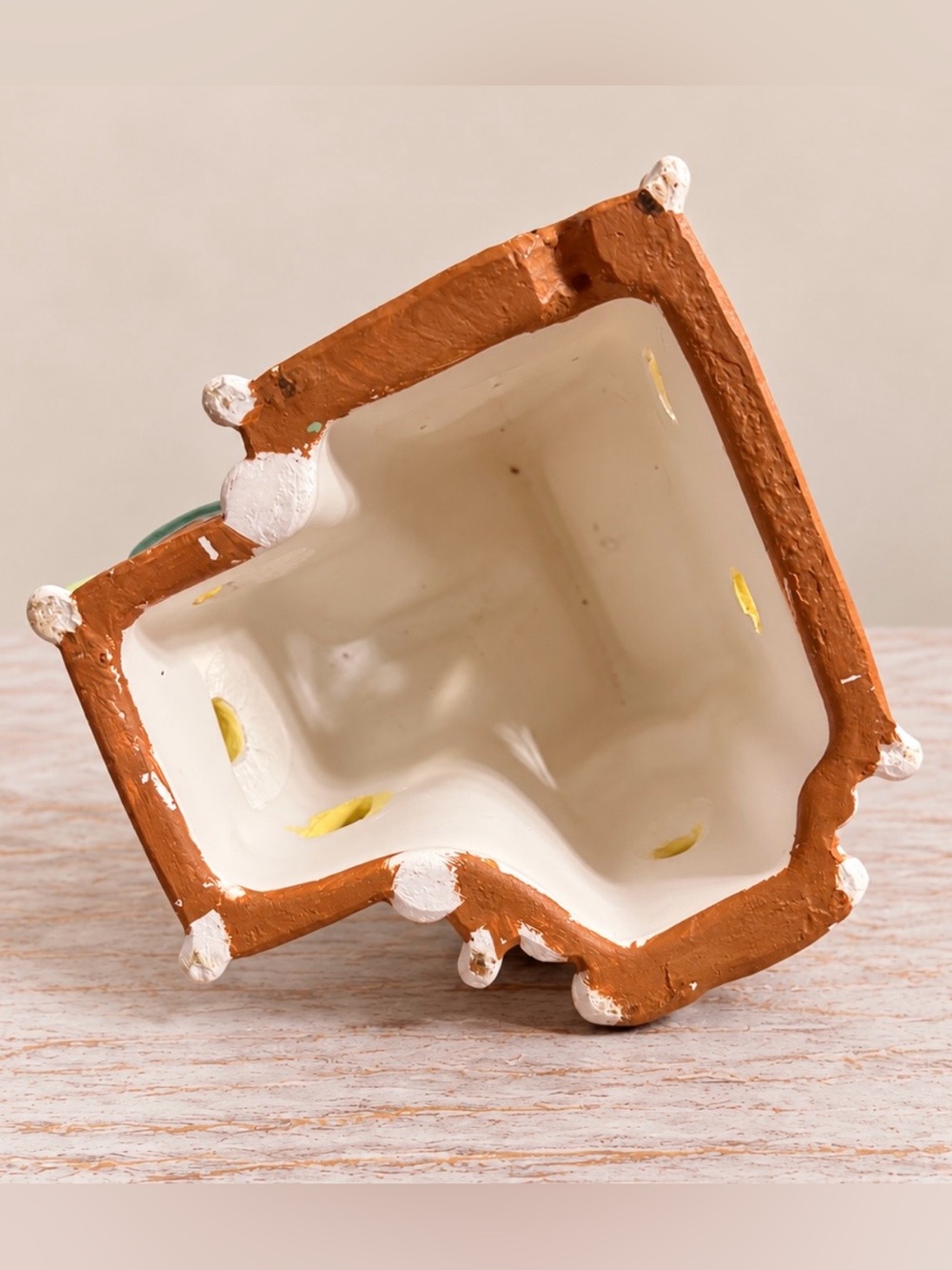 Vintage L.E. Smith Ceramic Pastel Gingerbread House Decor Candy Cookie Cottage - Picture 7 of 9